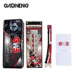 GNB GAONENG 6000 MAH 2S 7,4 V 140 C Plus Harthülle 5,0 mm eingebaute Kugel-Weiblicher Verbinder LiPo-Batterie im Maßstab 1:10 1/10, RC-Automobile